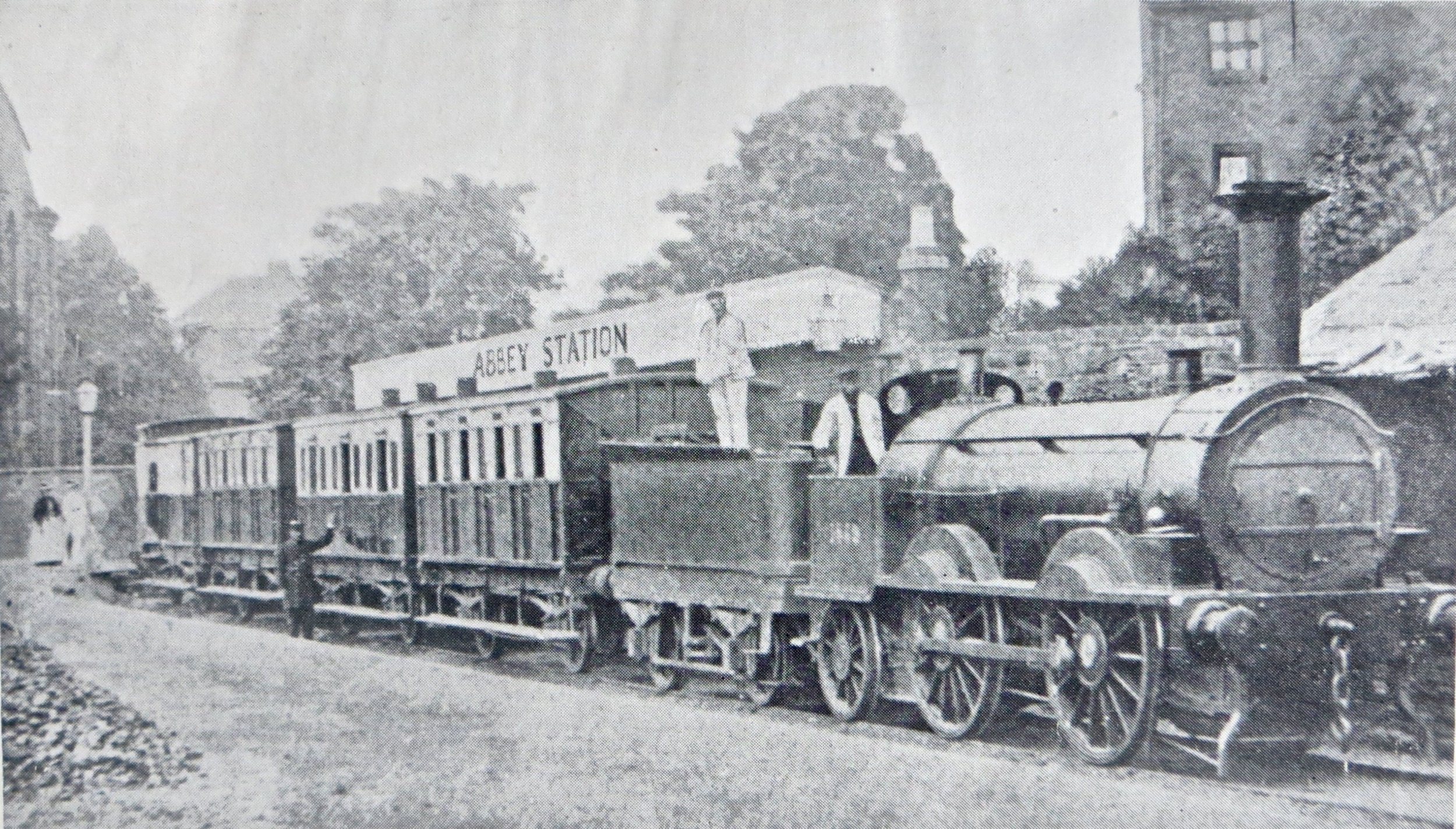 Shrewsbury Abbey Railway station circa 1872