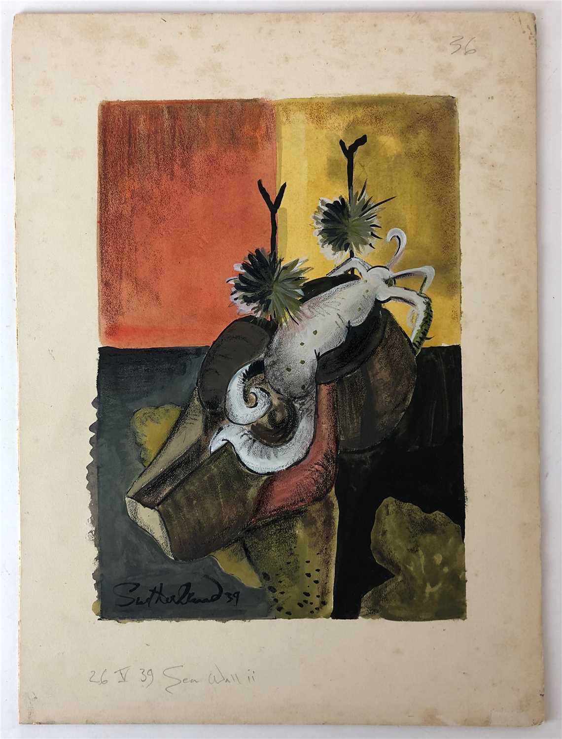 Graham Sutherland's 'Sea Wall II'