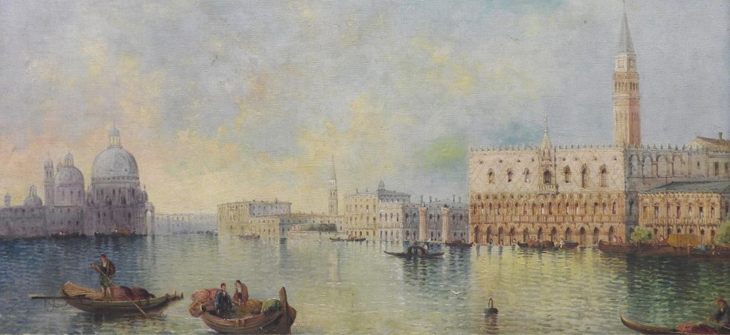 Venice oil painting discovered at Southport antiques valuation day