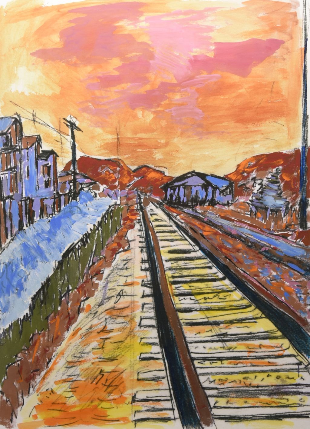 Bob Dylan (b.1941) Side Tracks, 21 February 1974, Los Angeles, California.  Halls Fine Art Auction 9th July Shrewsbury