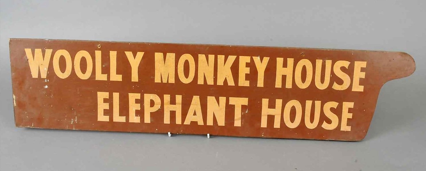 zoo vintage sign