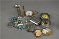 Lot 156 - A cased set of six silver coffee spoons,...