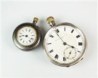 Lot 276 - A Gentleman's silver cased open face pocket...