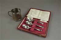 Lot 163 - A silver Christening mug, Sheffield 1923, with...