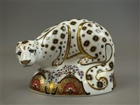 Lot 209 - A Royal Crown Derby paperweight model of a...