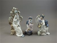 Lot 204 - A Lladro porcelain figure modelled as Michiko,...