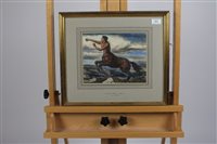 Lot 334 - Geoffrey Clement Cowes, Centaur, signed and...