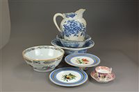 Lot 173 - A collection of 19th century ceramics to...
