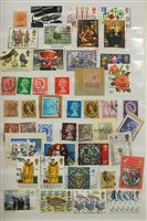 Lot 262 - Three stamp albums, together with a stock...