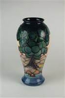 Lot 188 - A tall Moorcroft 'Mamoura' pattern baluster...