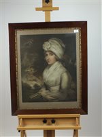 Lot 343 - After Sir William Beechey. Portrait of Mrs...