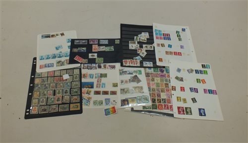 Lot 263 - Two boxes of World stamps, mint and used, in...