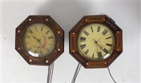 Lot 109 - A German rosewood and walnut brass and mother...