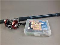 Lot 245 - A collection of sea fishing tackle and...
