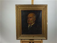 Lot 331 - Florence F Wilmot, Portrait of Hilton Chambers...