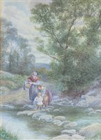 Lot 340 - Manner of Myles Birket Foster (1825-1899), a...