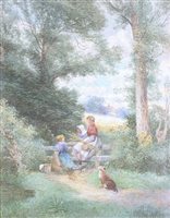 Lot 341 - Manner of Myles Birket Foster (1825-1899),...