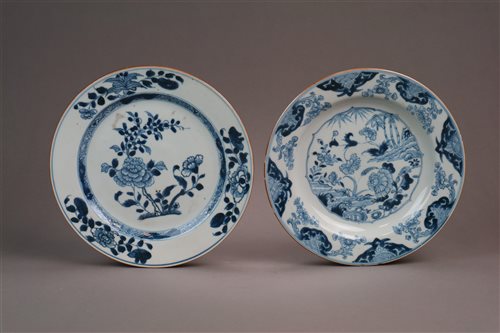 Lot 19 - Two Chinese Blue and White Plates