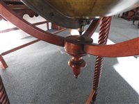 Lot 239 - A W and T M Bardin 18 inch terrestrial globe,...