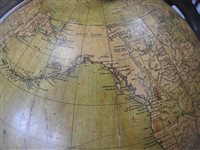 Lot 239 - A W and T M Bardin 18 inch terrestrial globe,...