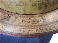 Lot 239 - A W and T M Bardin 18 inch terrestrial globe,...