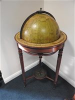 Lot 239 - A W and T M Bardin 18 inch terrestrial globe,...