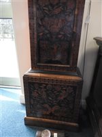 Lot 198 - An early 18th century walnut and marquetry...