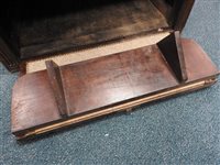 Lot 224 - A Regency mahogany hall porters chair, the...