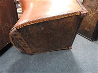 Lot 224 - A Regency mahogany hall porters chair, the...