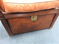 Lot 224 - A Regency mahogany hall porters chair, the...