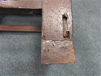Lot 274 - An oak Wainscot chair, dated 1683