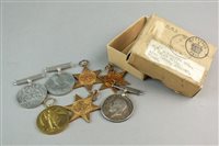 Lot 428 - A group of WWI and WWII medals