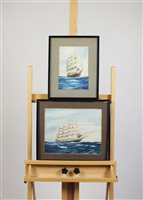 Lot 159 - Two ship watercolours by A.F.D. Bannister