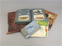 Lot 169 - A collection of postcards, greetings cards and cigarette cards