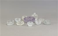 Lot 170 - A large collection of glass salts