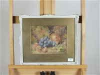 Lot 371 - John Jessop, Still life of fruit, watercolour