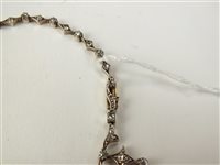 Lot 205 - A diamond tiara / necklace / bracelet