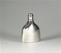 Lot 91 - A Victorian silver flask