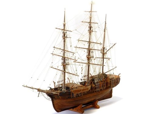Lot 156 - Assembled Artesania Latina Charles W. Morgan 78cm / 31" long x 13cm / 5" beam