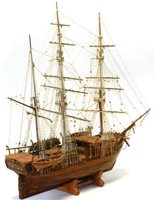Lot 156 - Assembled Artesania Latina Charles W. Morgan 78cm / 31" long x 13cm / 5" beam