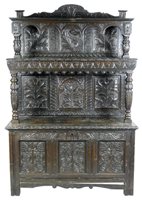 Lot 279 - An oak aumbry cabinet