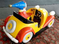 Lot 190 - A Noddy coin operated ride on machine