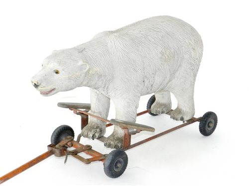 Lot 152 - TRIANG Lines Bros ride on polar bear