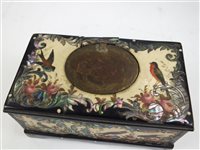 Lot 106 - A singing bird box