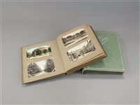 Lot 328 - Two early 20th century postcard albums one European and one British