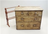 Lot 283 - A Victorian pine chest