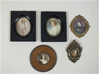 Lot 154 - A collection of miniatures