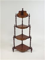 Lot 303 - A Victorian four tier what-not