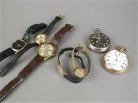 Lot 57 - A lady's 9ct gold Tissot wristwatch