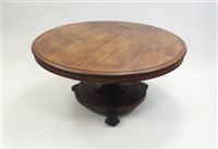 Lot 285 - A William IV mahogany centre table